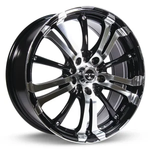 RTX Wheels – Arsenic – Black – 15″x6.5″ 40mm – Summer Wheels – 082658